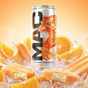 MAC Energy - Orange Creamsicle - 12 Pack - Caffeinated Sports Energy Drink
