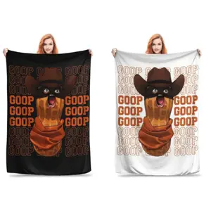 Arc Raiders Burnt Peanut Goop Meme Blanket, Lightweight Flannel Fleece Microfiber Plush Throw Blanket, Super Soft Cozy Bed Sofa Couch Blanket, All-Season Travel Camping Home Decor Rug, Gaming Fans Gift