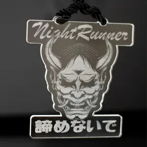 Night Runner Oni Omamori - Rear View Mirror Hang Tag - JDM - Japanese Inspired