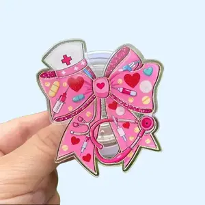 Nurse Bow Magsafe Phone Grip, Mangetic Popsocket, E-Reader Grip Kindle Accessories, Girly Phone Holder