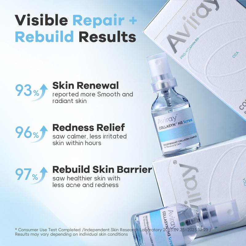 [Aviray] All-Skin Repair Serum 30ml｜Recombinant Type III  Collagen & Panthenol & Centella for Ultimate Skin Healing