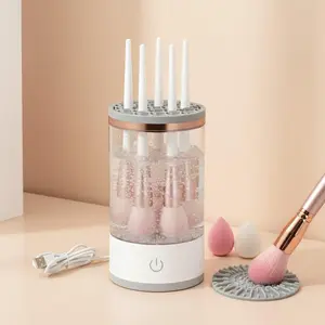 Anniversary gift,Makeup Brush Washer Electric Cleaning Brushes with Auto Wash, Clean Ya Brushes & Clean Makeup Tools, USB Powered Makeup Brush Cleaner for Fast Deep Cleaning, Quiet Operation, Effortless & Versatile Use