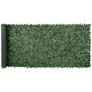 VEVOR Ivy Privacy Fence, TikTokShopBlackFriday, 59 x 158in Artificial Green Wall Screen, Greenery Ivy Fence w/ Mesh Cloth Backing and Strengthened Joint, Faux Hedges Vine Leaf Decoration for Outdoor Garden, Yard, Balcony