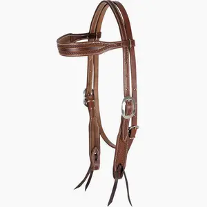 Martin Saddlery Rope Border Browband Headstall