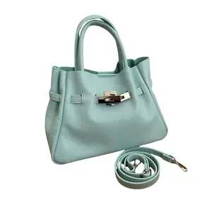 Karina Genuine Leather Bag - Turquoise