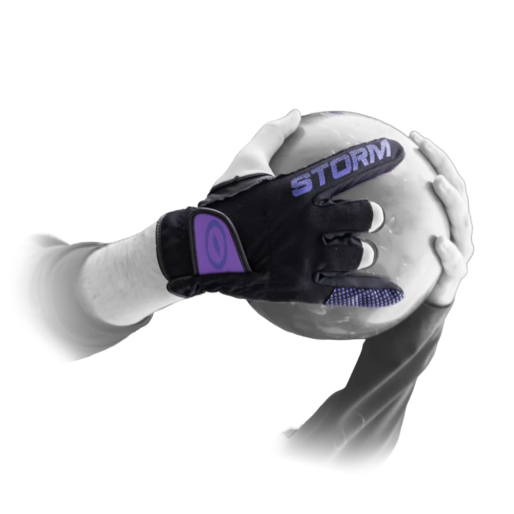 Storm Power Throttle Sports Glove - Bowling Grip Design, High-Tack Pad, Interchangeable Components, 2-Handed Fit (Sports & Outdoor Accessory), Two-Handed Fit