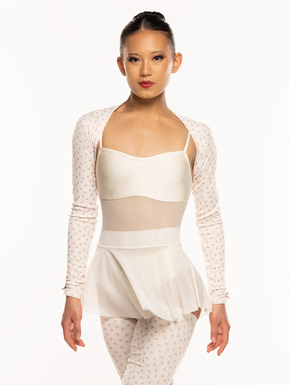 Shrug Knit Cream Pointelle RTW