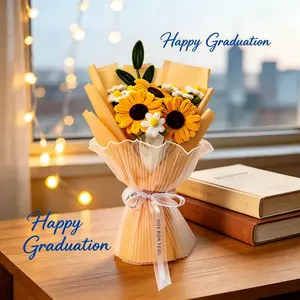 A exquisite, handcrafted bouquet made from pipe cleaners—perfect for occasions such as Mother's Day, Thanksgiving, and graduation season. It serves as a flawless home decor centerpiece and a wonderful gift for friends and family. Decorative