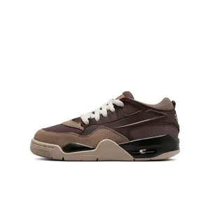 Air Jordan 4 RM Kids' Basketball Shoe, Fashionable Genuine Leather Hoop Shoe with Max Air Cushioning and a Durable Cage, Fashionable Sports Shoes