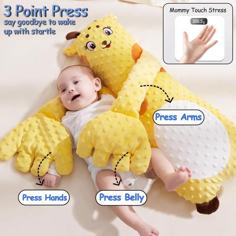 Cuscino Che Batte Per Neonati: Peluche Calmante Con Movimento Dolce, Telecomando, Antistartle, In Tessuto Morbido, Per Bambina E Bambino