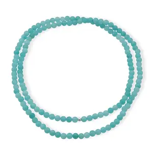 Multi Gemstone Beaded Endless Necklace Jewelry Birthday Christmas Gifts for Women Size 36"