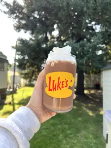 Luke's Diner Glass Cup 16 oz Luke's Diner Glass Cup 16 oz