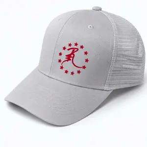 Gray with red R3 logo snapback