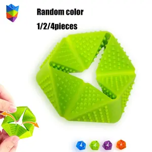 Adult Silent Silicone Sensory Flip Cube Set, Textured, Rich Touch Stimulation, Finger Flexibility, Washable, Durable, No Noise, Ideal Gift