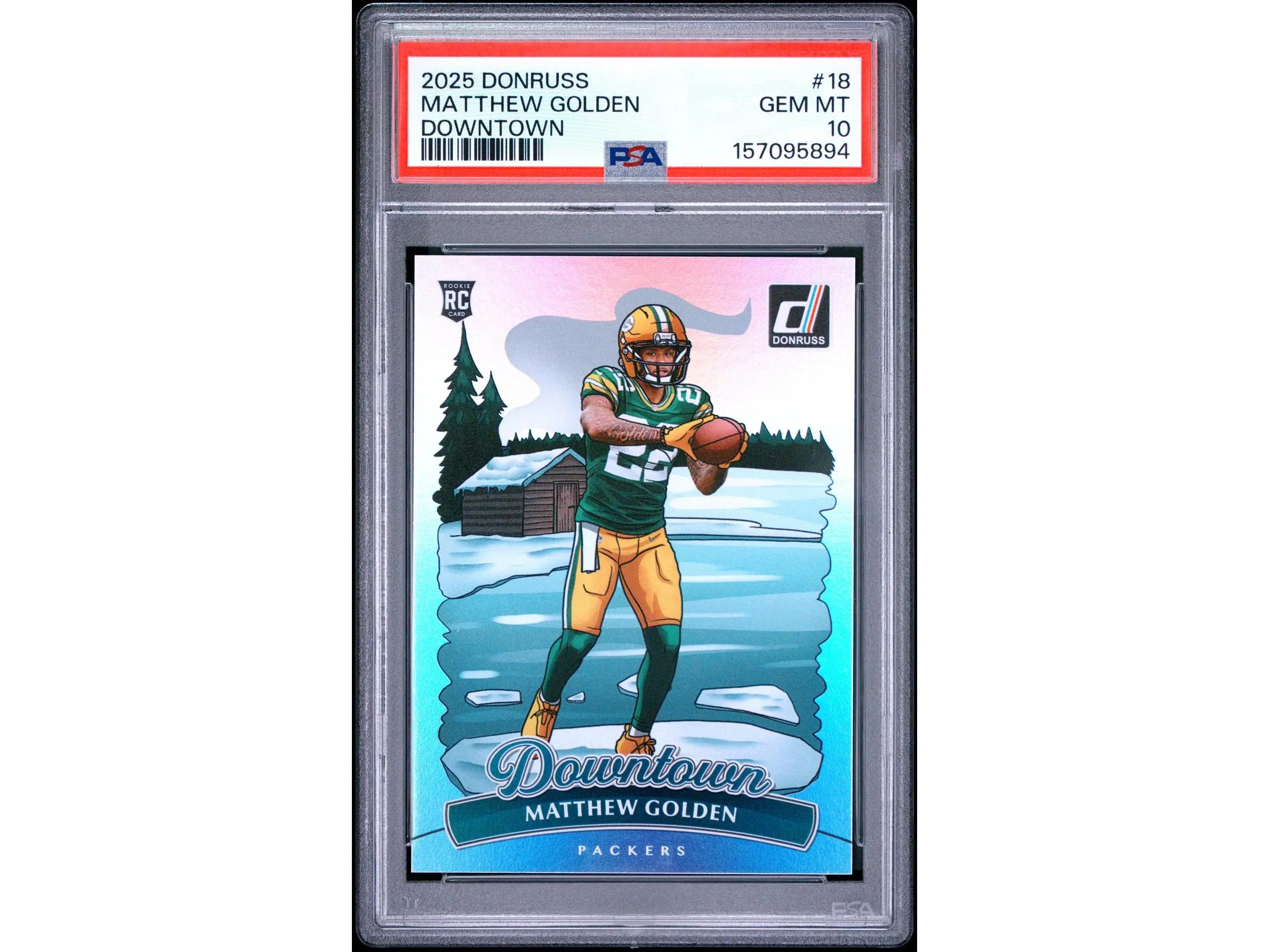 2025 Panini Donruss Downtown Matthew Golden #18 PSA 10