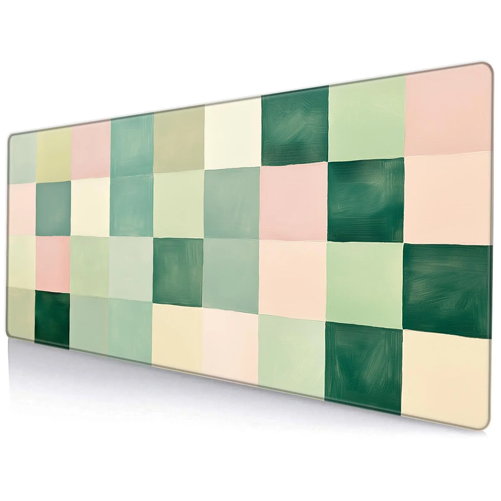 Checkerboard Pattern Mouse Pad, 1 Count Rectangle Gaming Mouse Pad, Anti-slip Mouse Pad, Office Desk Keyboard Mouse Mat for Home Office Game Room, Desk Accessories