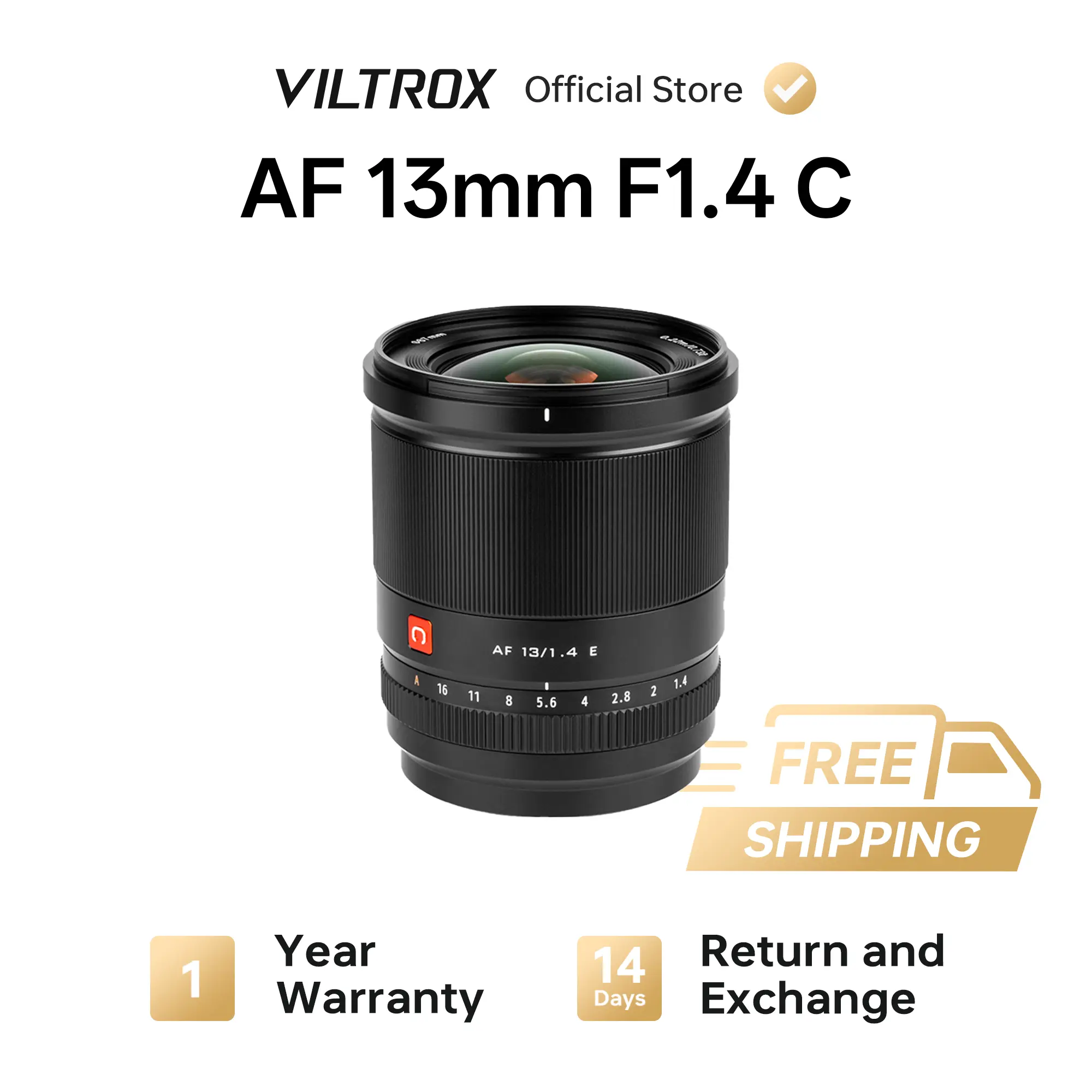 Viltrox AF 13mm F1.4 APS-C Lens For Sony E-Mount/ Fujifilm X-mount/ Nikon Z-mount Viltrox AF 13mm F1.4 APS-C Lens For Sony E-Mount/ Fujifilm X-mount/ Nikon Z-mount