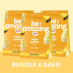 [Live Exclusive] Triple Dole Whip Pineapple Vegan Protein Powder Bundle | Be Amazing Dole Whip Pineapple Vegan Protein Powder Bundle