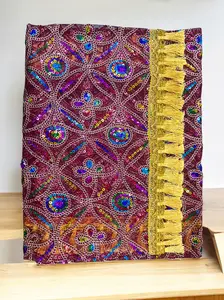 Orisha Vintage Silk Handkerchief for Santería Rituals Handmade Cult