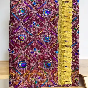 Orisha Vintage Silk Handkerchief for Santería Rituals Handmade Cult