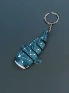 3D Printed Adjustable Cute Galaxy Whale Shark Toy Model, Multi-Color Decorative Keychain, Stress Relief Fidget Toy, All Ages Gift