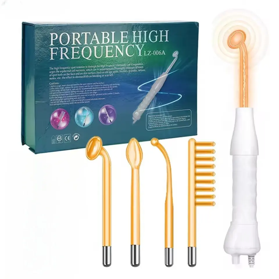 Portable High Frequency Ozone Massage Comb, Facial Care Beauty Instrument, Us Plug, New Condition, Power Consumption 100-120v/50-60hz
