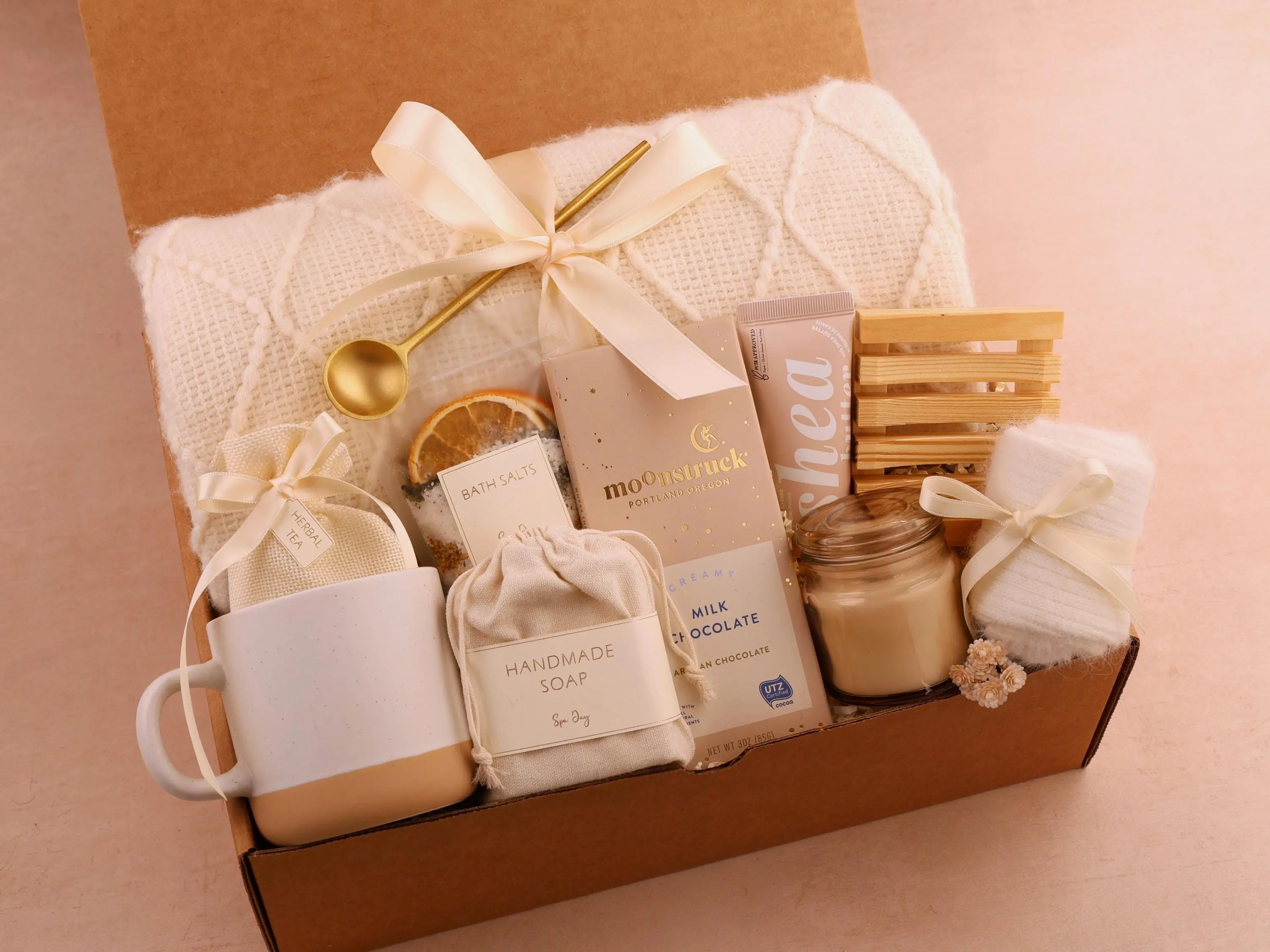 NEW Thank You Gift Box For Women, Gift Box For Her, Hygge Gift Box, Employee Appreciation Gift, Birthday Gift Basket For Mom, Friend, Corporate Gifting NEW Thank You Gift Box For Women, Gift Box For Her, Hygge Gift Box, Employee Appreciation Gift, Birthday Gift Basket For Mom, Friend, Corporate Gifting