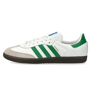 Adidas Originals SAMBA OG Low-Top Casual Trainer Footwear - Men's & Women's Slip-Resistant, Comfortable, Durable Sneaker in White & Green