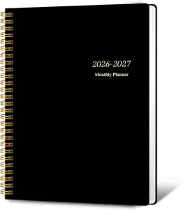 Monthly Planner 2026-2027 2026 Calendar 24 Months Planner, 7.4"x9.4", JAN 2026 - DEC 2027,Personal Organizer with Monthly Goals, To-Do List, Habit Tracker