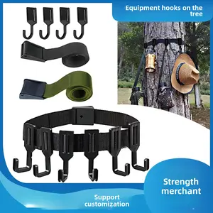 ※tree hook, outdoor camping tree hook, webbing hook, tree equipment hook, outdoor use hanging