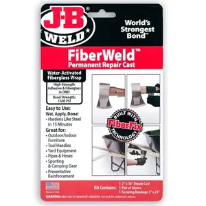J-B Weld  2 in. FiberWeld Permanent Repair Cast Wrap