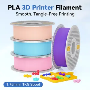 VERTEXFIL PLA Filament for 3D Printers — 1.75mm 1kg (2.2lb) Spool, Black & White PLA, Tangle-Free, High Precision ±0.02mm, Strong, Smooth, Eco-Friendly, 13 Vibrant Colors, Compatible with BambuLab, Creality, Anycubic, Prusa & Most FDM Printers