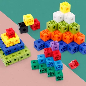 Smart Magic Cube Building Blocks Toy Set, DIY Educational Puzzle Toys for Kids, Square Magic Block Assembly Kit, Learning Toy