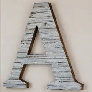 Wood Slat Letters – Wall Hanging Custom Wooden Letters
