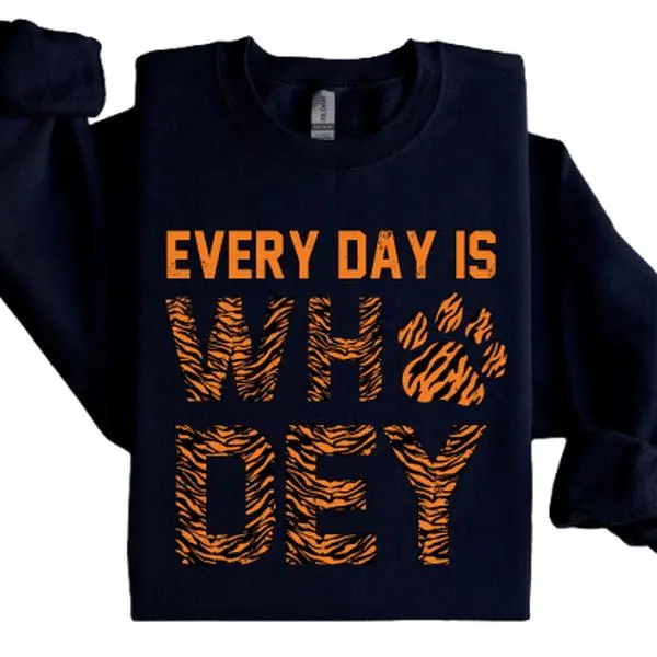 Cincinnati Who Dey Fan Apparel Game Day Hoodie, Sweatshirt & Tee For Every Bengals Fan