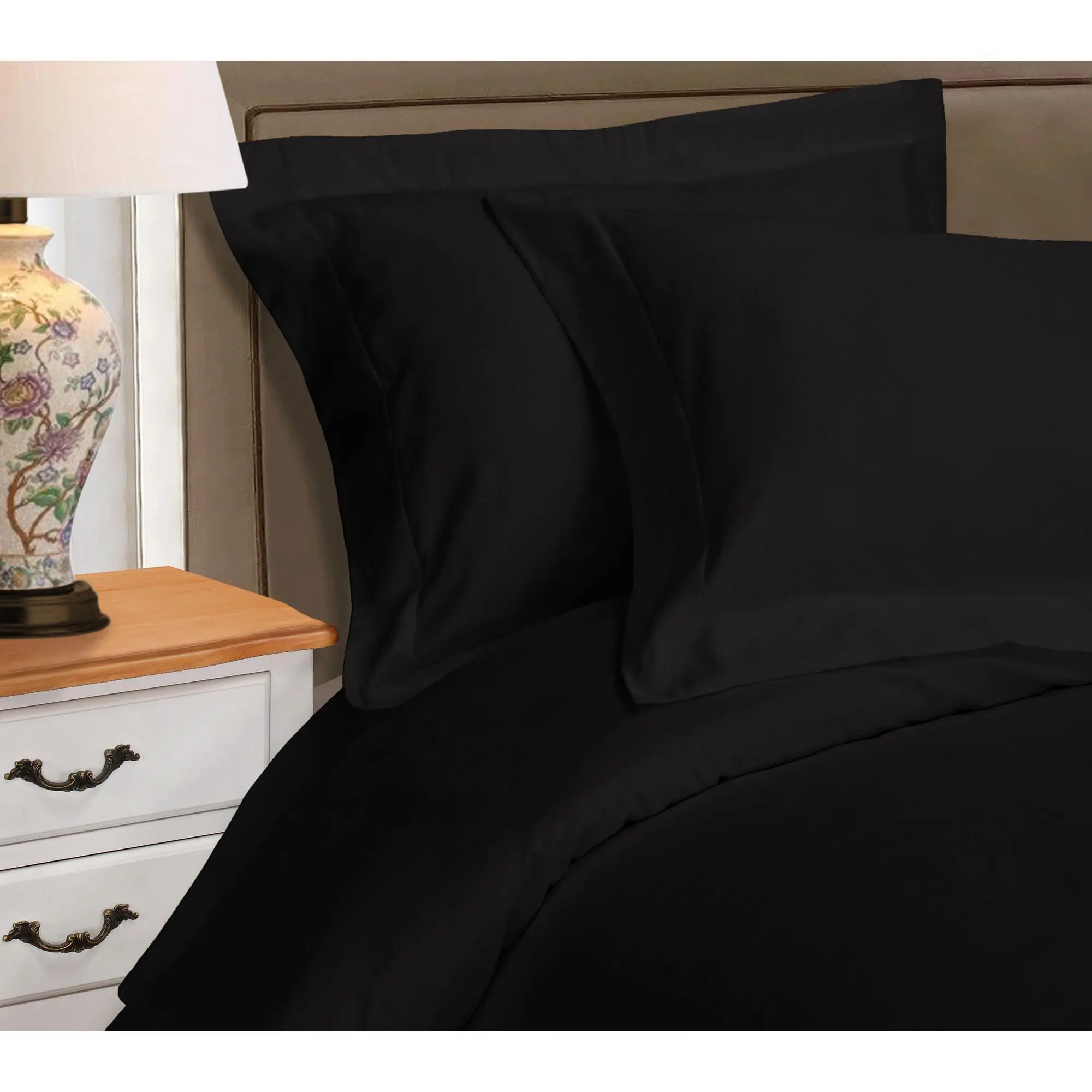 Superior 530-TC Egyptian Cotton Duvet Cover Set, Full/Queen