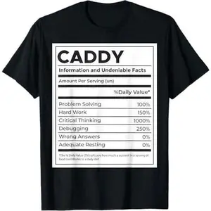 Caddy Nutrition Information T-Shirt