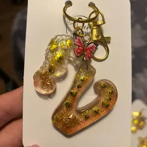 Alphabet letter keychain