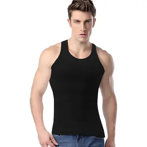 Gynecomastia Compression Shirts, Mens Slimming Body Shaper Vest, Tummy Control Undershirts