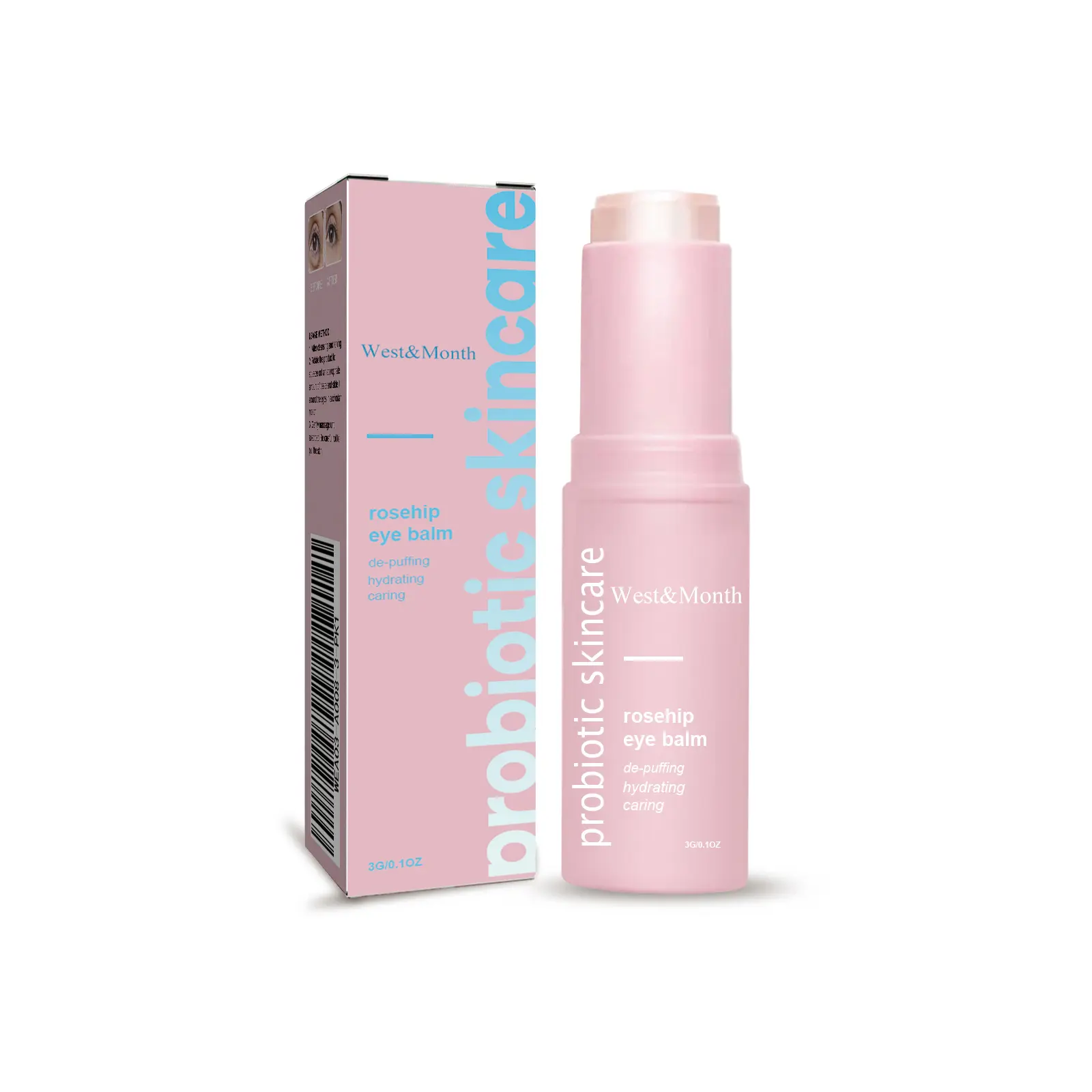 West&Month Rosehip Eye Cream Ba, Delicate, Soft, Moisturizing And Elastic Eye Cream For Skin And Eye Condition Care