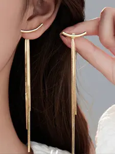 Creative Long Earrings, Fashionable Minimalist Earrings for Women, Trendy All-match, Versatile Earrings & Exquisite Jewelry for Birthday Gift, Statement Earrings