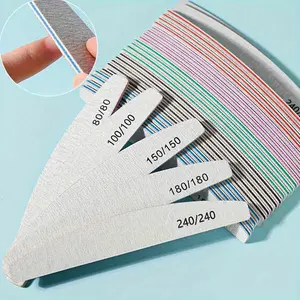 Professional Nail File Set 5 Pieces, 100/180 Grit Sandpaper, Thick Nails Dedicated, Nail Grinding Tool Accessories