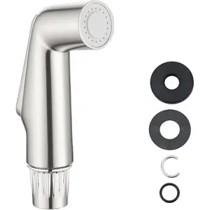 Kitchen Sink Sprayer Replacement,Universal Fit Sink  Attachment,Sprayer For Kitchen Sink,Kitchen Faucet Sprayer Replacement Compatible With Delta, Moen, Kohler OEM Brand(Brushed Nickel)