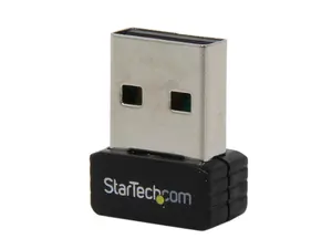 StarTech.com USB150WN1X1 Mini Wireless N Network Adapter IEEE 802.11b/g/n USB 2.0 Up to 150Mbps Wireless Data Rates