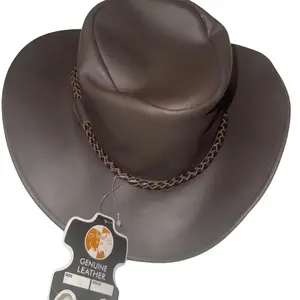 Leather hat