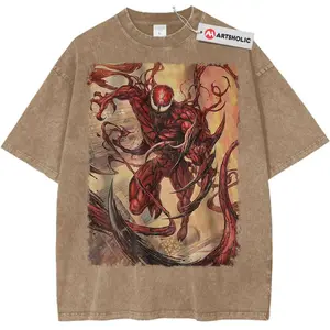 Carnage Shirt, MCU Avengers Comics Shirt, Vintage Tee 45733 1377