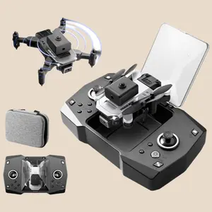 2025 Self Screen Mini Drone with Professional 4K Camera Built in HD Display Remote Control Aircraft for Kids and Elementary Students