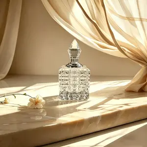 Refillable Perfume Bottle with Dropper, Portable Travel Cologne Dispenser, Transparent Glass Essential Oil Bottle, Ideal for Gifts