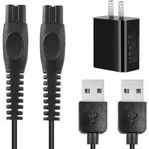 5V USB Charger for Philips Norelco Shaver QP2724, QP2834, QP4530, QP6552, S7887, S5880 & MG9520, MG7910, MG5910 Trimmer