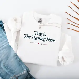 CK This is the Turning Point Shirt, America First Patriotic Tee, Conservative Libertarian Freedom Faith Pro Life Rights USA T-shirt